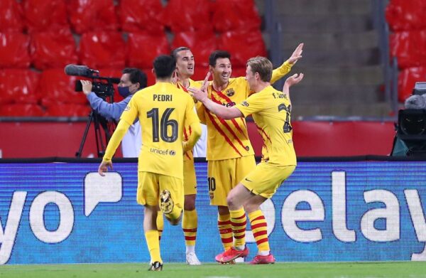 Μπιλμπάο Μπαρτσελόνα πανηγυρισμοί Copa Del Rey