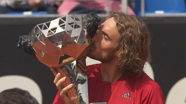 stefanos tsitsipas winner lyon open tennis