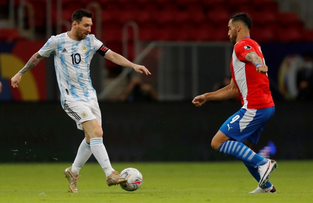 argentina lionel messi paraguay copa america 2021