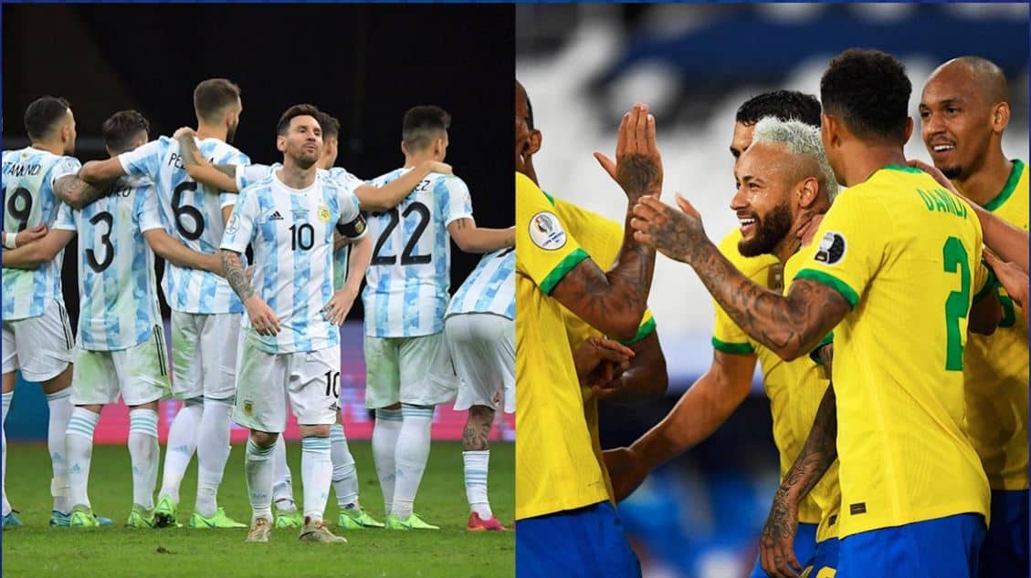 argentina messi brazil neymar copa america final 2021