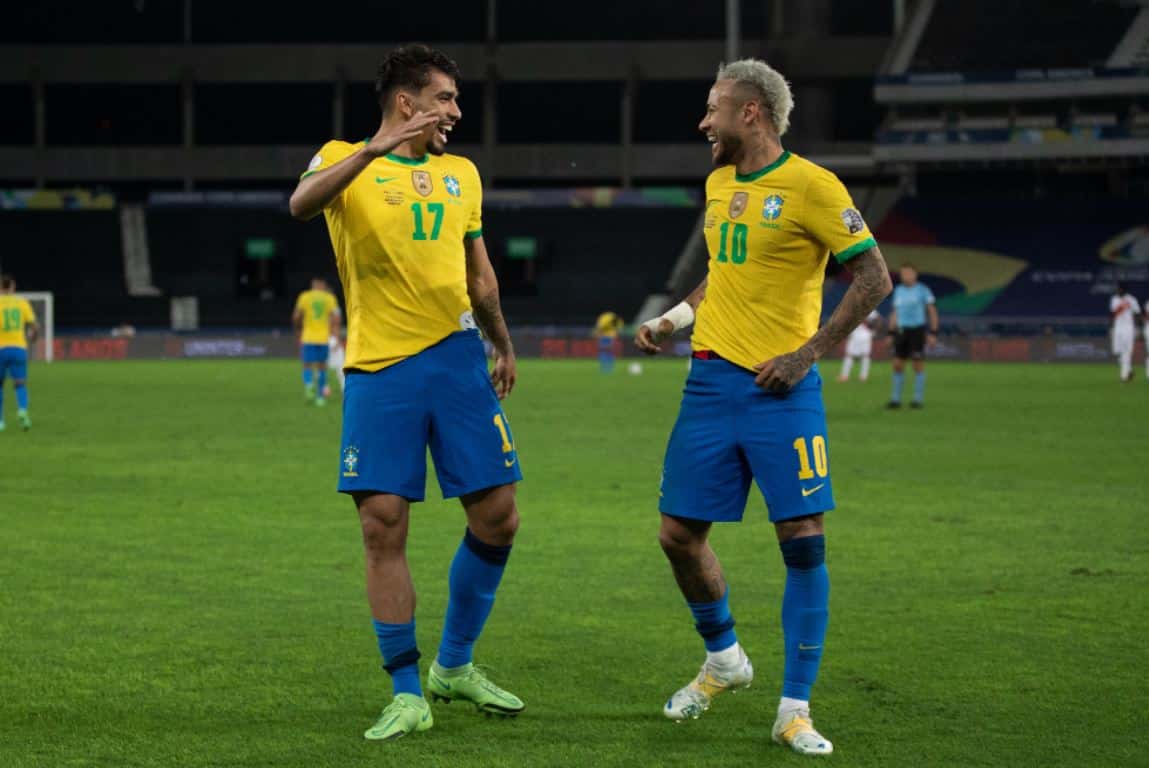 brazil brasil paqueta neymar peru copa america 2021