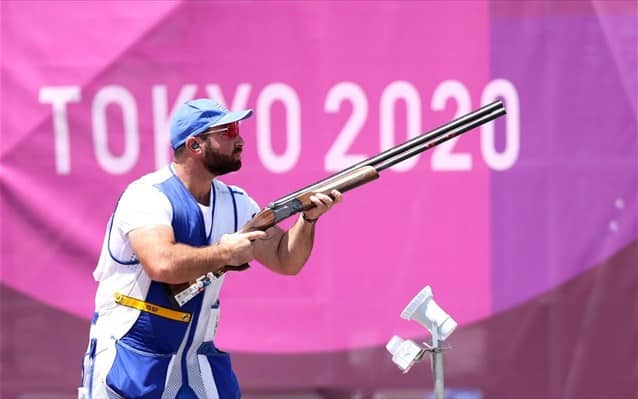 nikos mavromatis shooting olympic games tokyo 2020