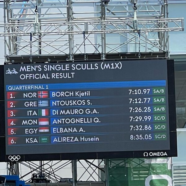 stefanos ntouskos single sculls result olympic games tokyo