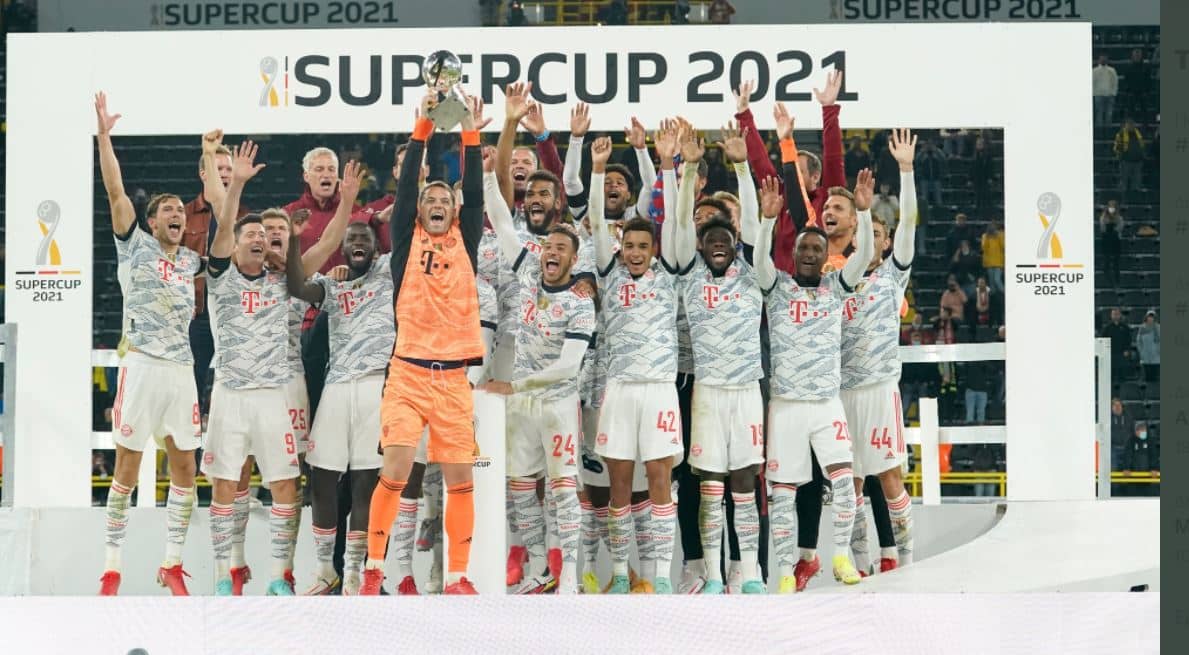 bayern munchen super cup germany 2021 vs dortmund