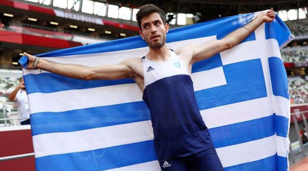 miltos tentoglou long jump greece olympic games gold medal tokyo 2020