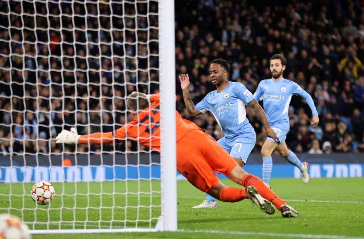 manchester city sterling club brugge champions league