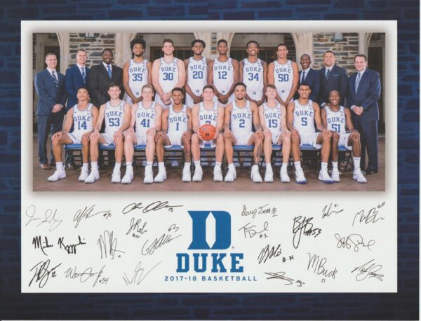 mike krzyzewski duke basketball 2017-18