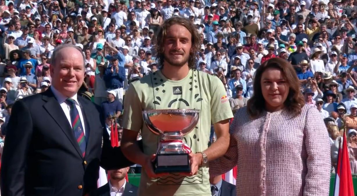 stefanos tsitsipas monte carlo winner back to back 2022 tennis
