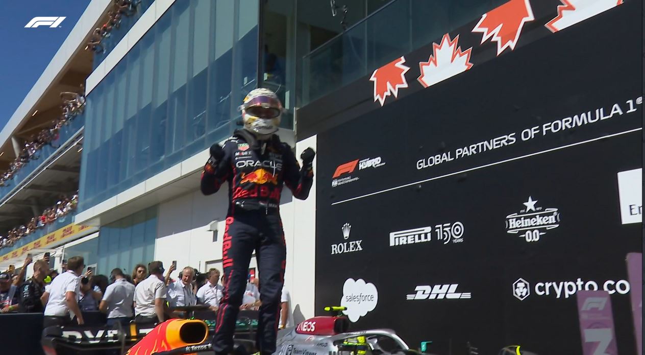 f1 canada GP Max Verstappen Red Bull winner 2022