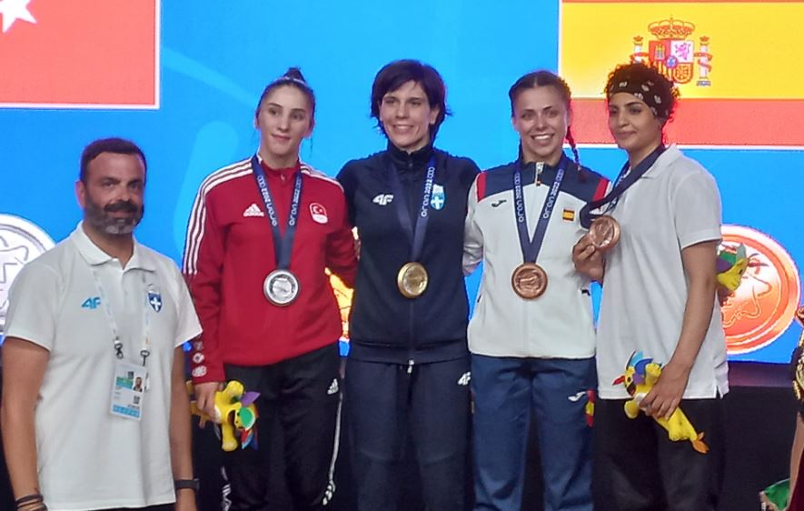 maria prevolaraki wrestling greece gold medal mediterranean games