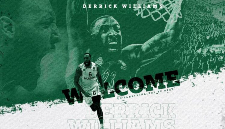 derrick williams pao bc panathinaikos anakoinwsi