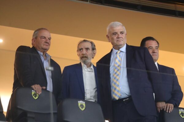 karamanlis vardinogiannis melissanidis agia sofia aek opap arena