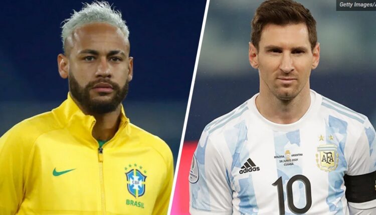 brazil neymar argentina messi