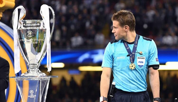 Felix Brych ucl final 2017 ceremony trophy