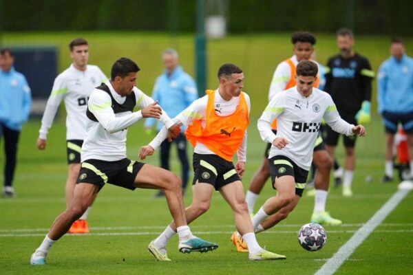 manchester city training