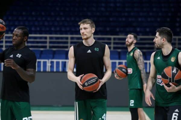 panathinaikos grigonis training euroleague