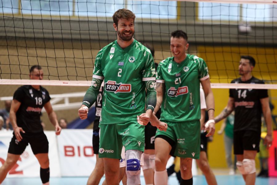 panathinaikos volley paok league cup