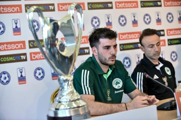 panathinaikos fotis ioannidis aris press conference greek cup