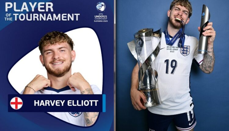 4 U21 EURO HARVEY ELLIOT MVP