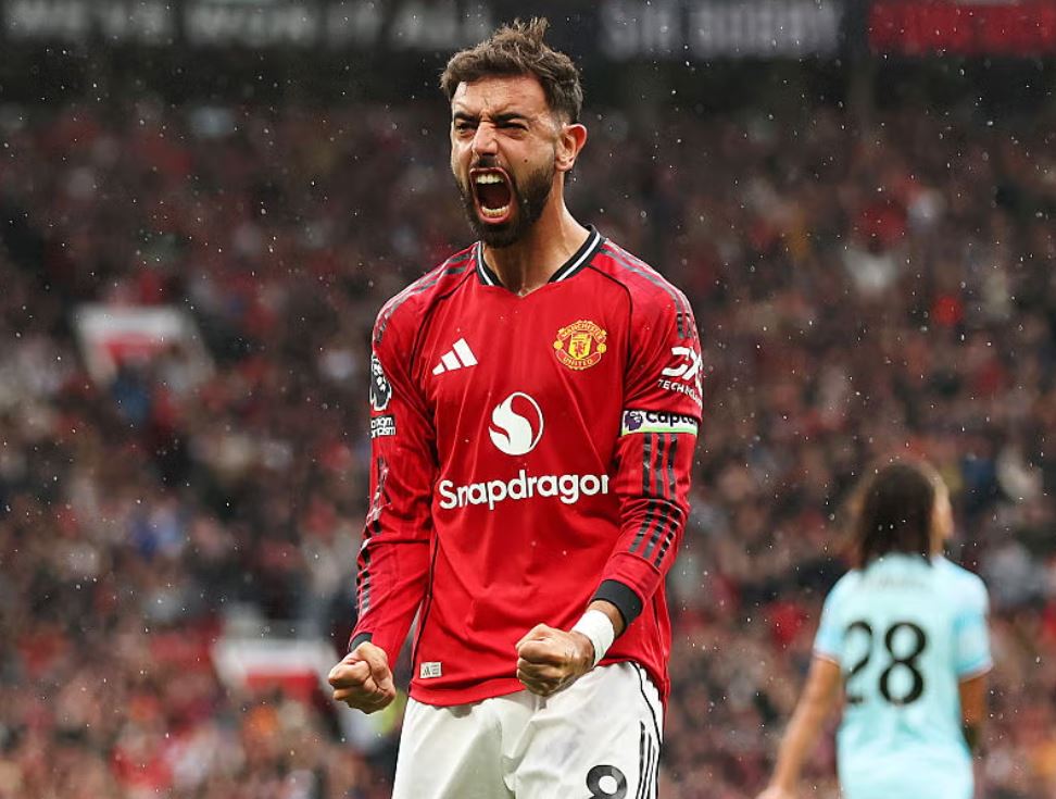 manchester united bruno fernandes burnley premier league