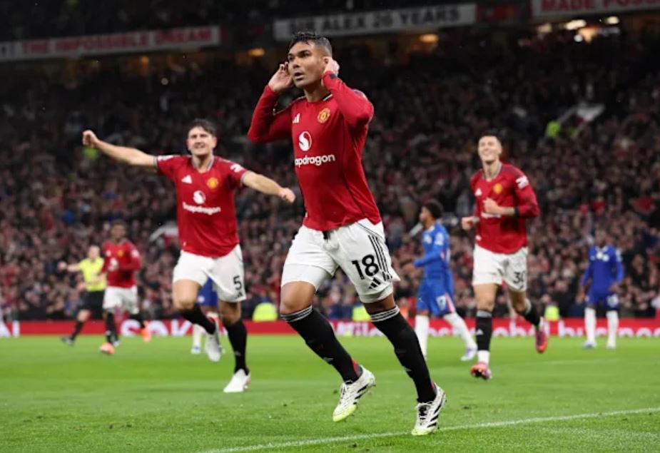 manchester united casemiro chelsea premier league