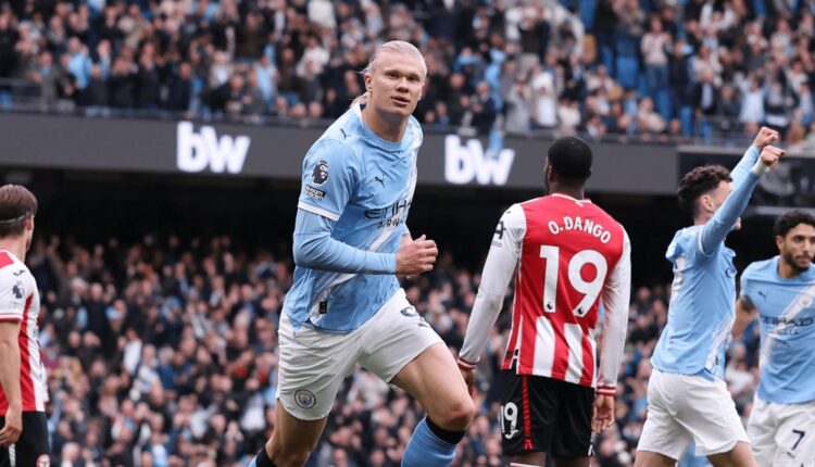 manchester city haaland brentford premier league