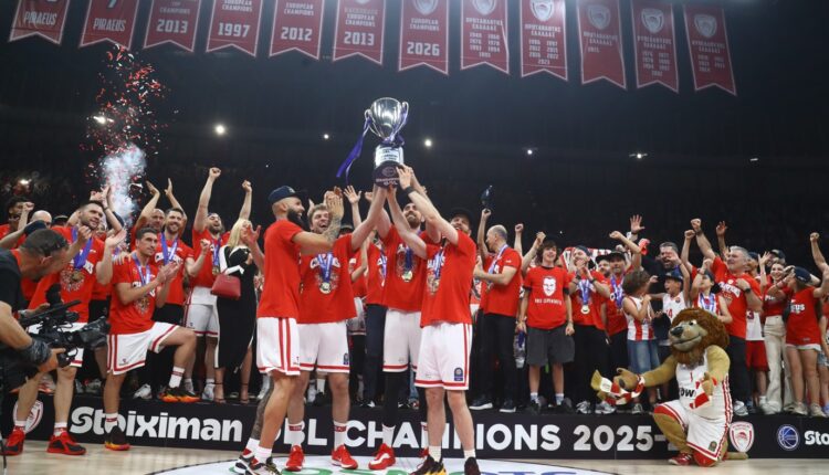 olympiacos basketball gbl champion